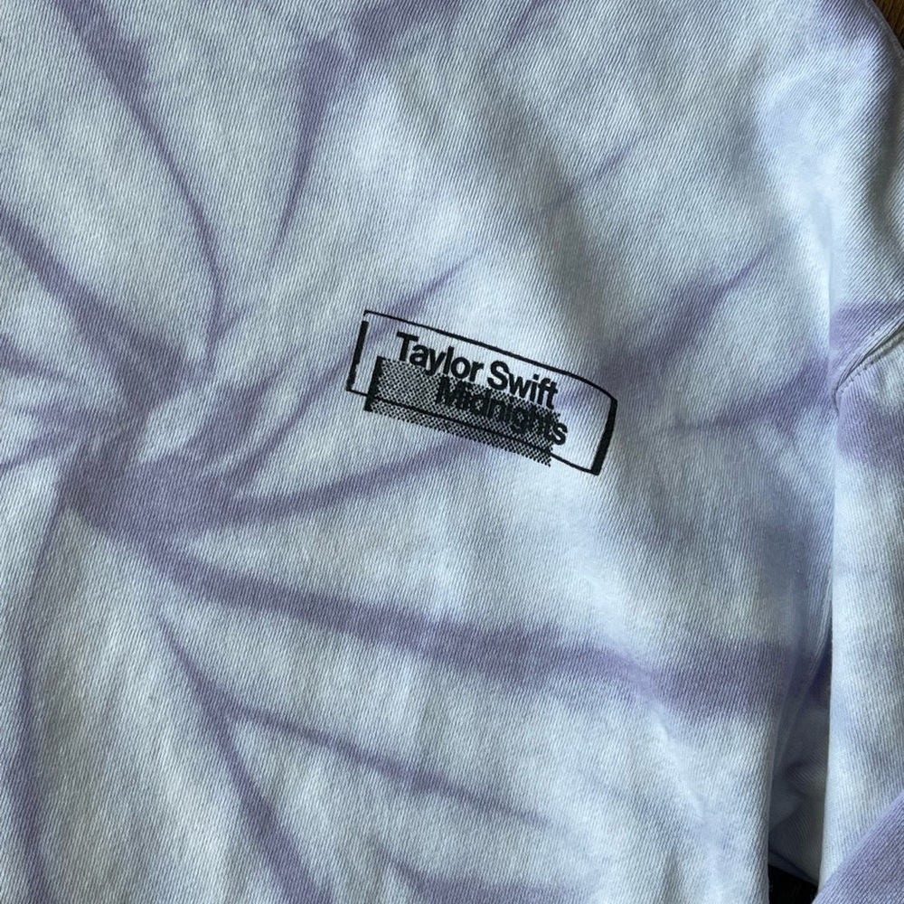 Taylor Swift Midnights Lavender TieDye Crewneck